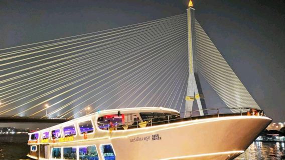 [Offizielle Chao-Phraya-Flusskreuzfahrt] Das Meridian 1 Cruise Ticket + Buffet|Optionale Kabine