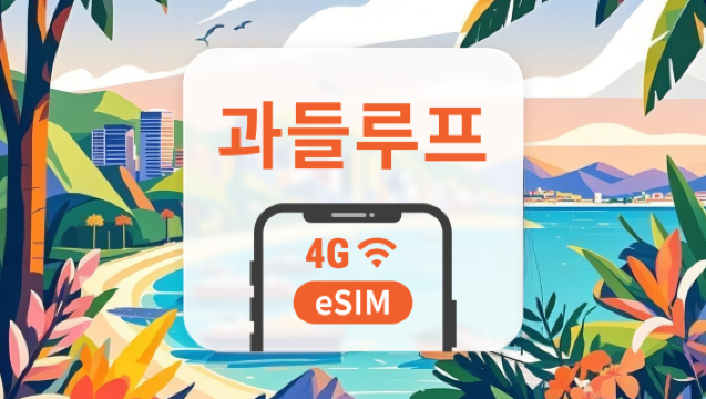 과들루프 eSIM | AI 및 TikTok 완전 지원 | 1~30일 | 즉시 QR 코드 발송