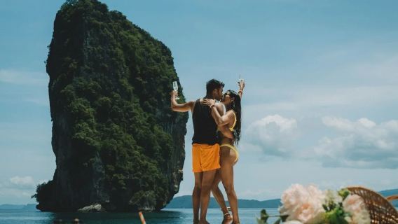 One-day island hopping tour of Krabi, Thailand [hotel pick-up/snorkeling/optional Speedboating longtail boat]