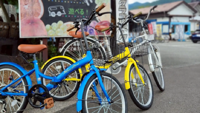 Région de Kawaguchiko : service de location de vélos à la journée