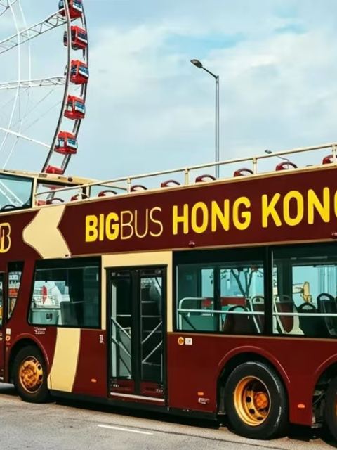 香港BigBus隨上隨下觀光巴士(雙層開篷+隨上隨下+全港環線+輕鬆慢遊)
