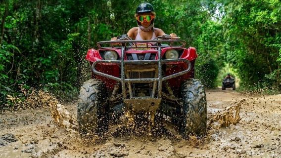 ATV Adventure, Interactive Bridges, Ziplines, Cenote and Lunch
