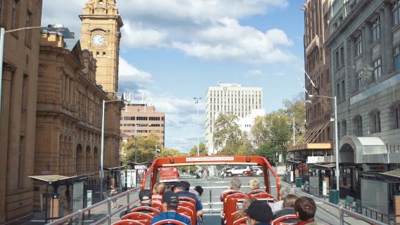 Hobart city tour 24-hour/48-hour hop-on hop-off bus ticket with 20 different stops to choose from