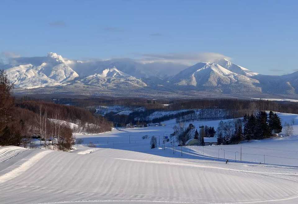 Asahiyama Zoo and Panoramic Flower Gardens Shikisai-no-oka winter