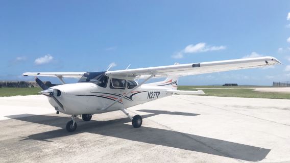 Penerbangan wisata udara pesawat ringan Caravan Saipan