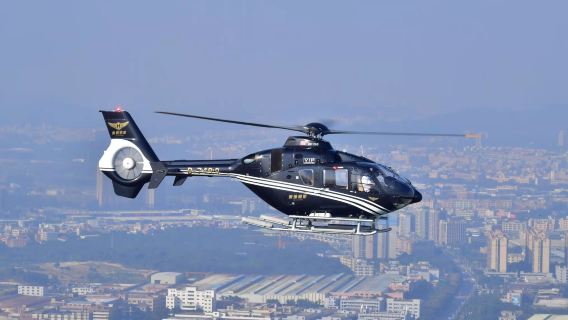 深圳東部通航空中的士直升機包機遊覽(日航/夜航;福田、南山、龍崗等多起降點可選)