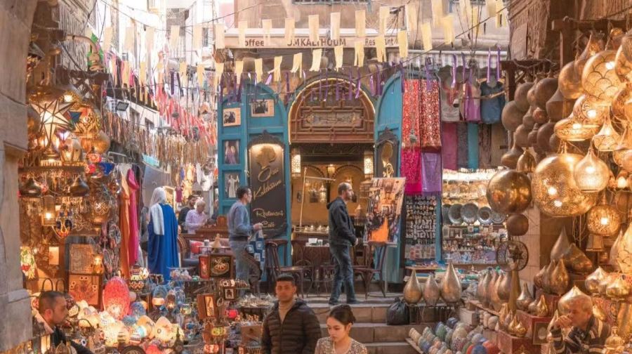 薩拉丁城堡一日遊 洞穴教堂+懸空教堂+愛資哈爾清真寺+哈利利