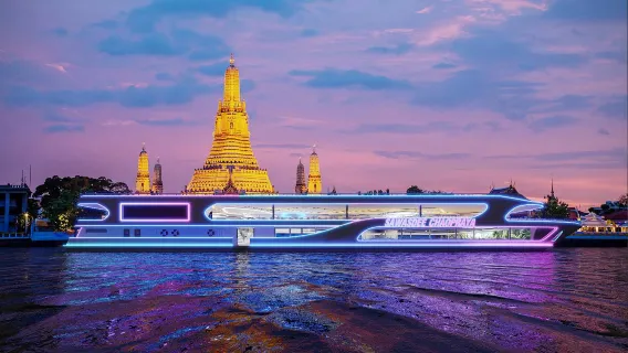 薩瓦迪昭披耶號夜遊湄南河 【新船 - ICONSIAM 暹羅天地碼頭】