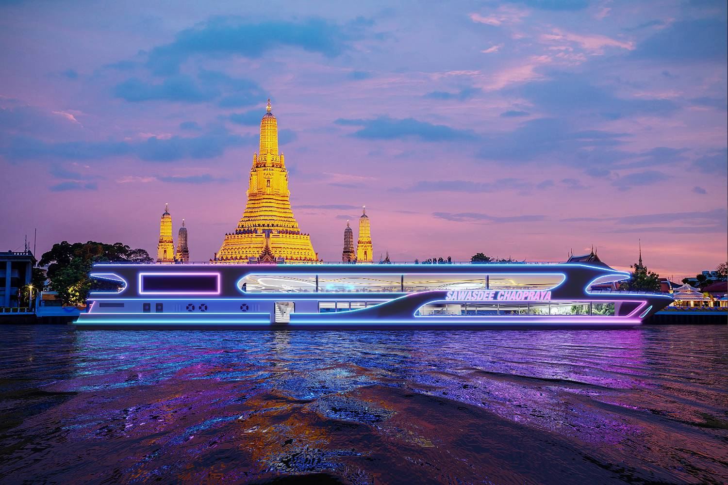 Sawasdee Chaophraya Cruise @ ICONSIAM Pier Bangkok [New Cruise]