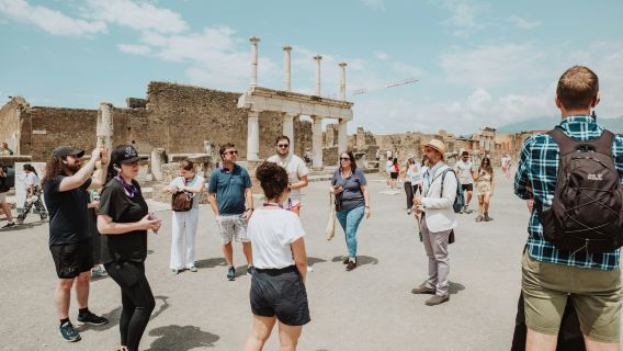 Pompeii & Herculaneum: Fast Track Ticket + Guided Tour + Roundtrip from Naples