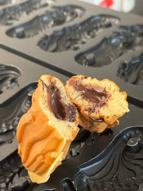 Chocolate Merlionyaki de chocolate