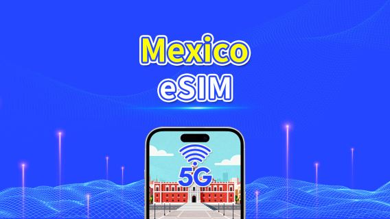 eSIM Messico | 5G/4G | Pacchetto giornaliero/dati | Dati ad alta velocità | Validità 24 ore | 1-30 giorni | Codice QR