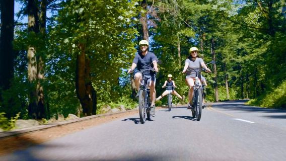 Portland: E-Bike Tour at Multnomah Falls