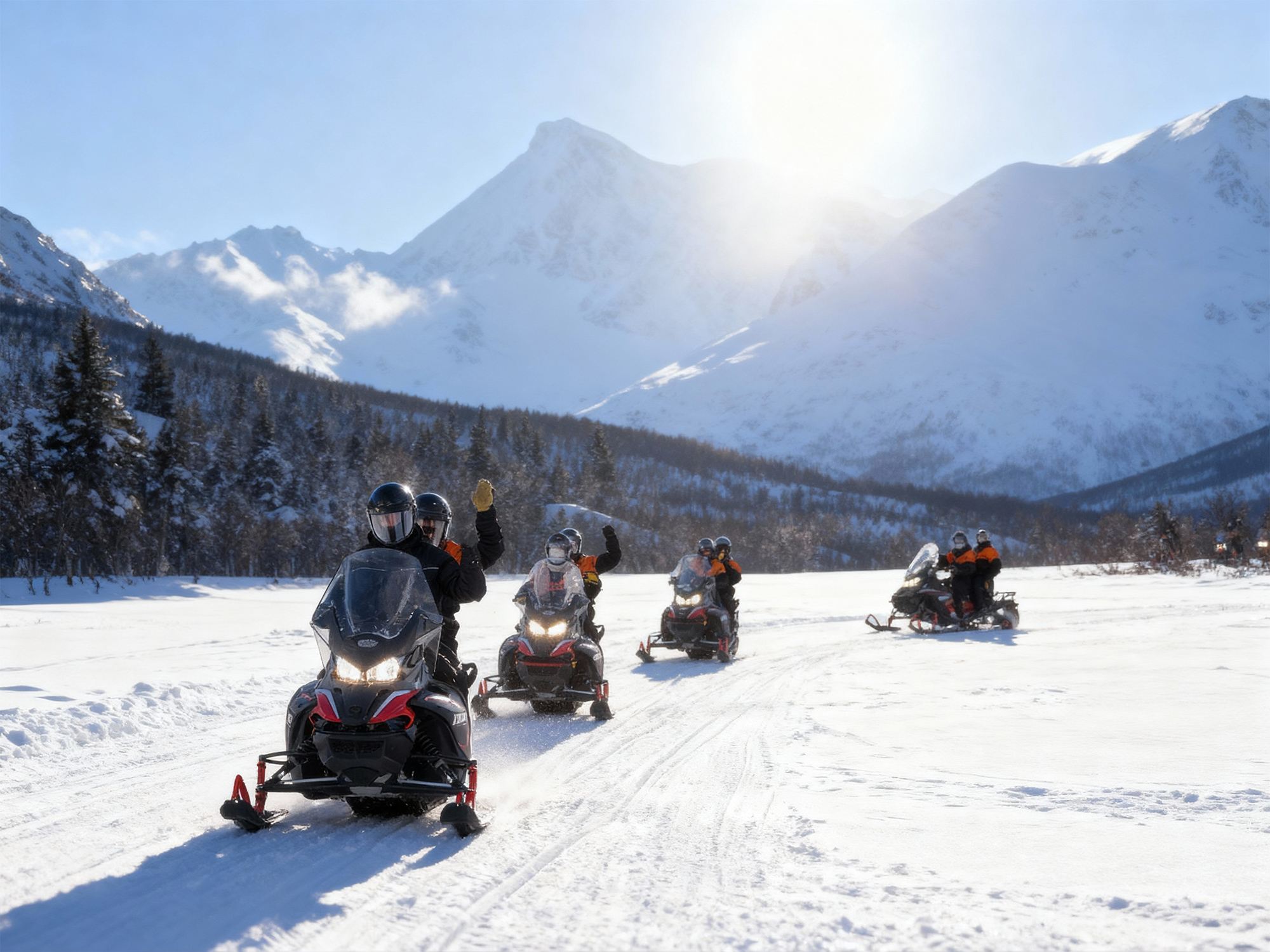 Round-Trip Tromso: Snowmobile Adventure Tour