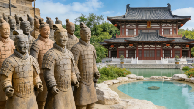 秦始皇帝陵博物院（兵馬俑）+華清宮15人精品純玩小團【含門票/導覽/午餐/耳麥】