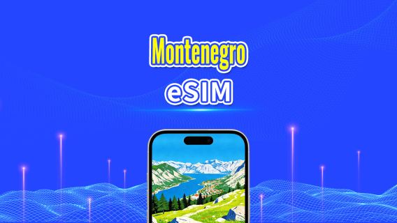 Montenegro 5G eSIM | Compatível com IA e TikTok | Pacote de dados diário/total | 1–30 dias | Cobrança de 24 horas | Código QR