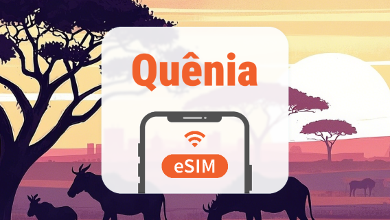 Quénia eSIM | ChatGPT | 1–30 Dias | Código QR