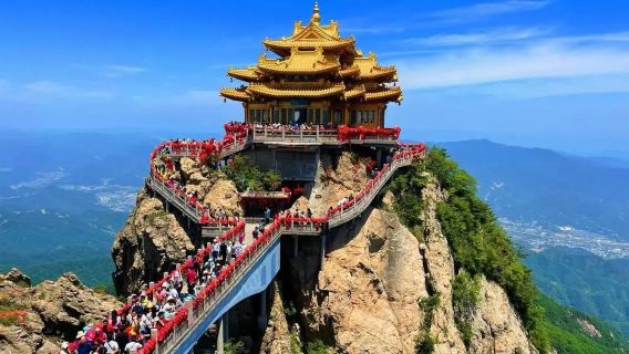 lawatan sehari Gunung Laojun [Berlepas dari Luoyang]