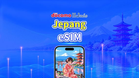 Jepang docomo 5G eSIM | Mendukung AI & TikTok | Paket Data Harian/Total | Penagihan setiap 24 jam | 1–30 Hari | QR Code