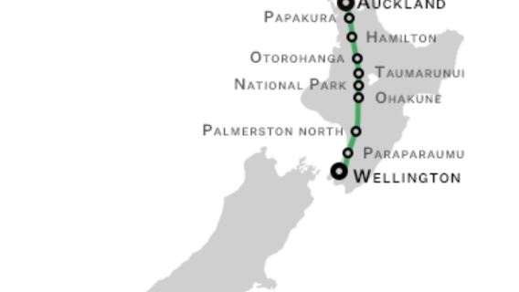 Tren de Auckland, Nueva Zelanda - Tren de Wellington, Nueva Zelanda - Tren turístico de Hamilton, Nueva Zelanda - Viaje en tren turístico por Nueva Zelanda