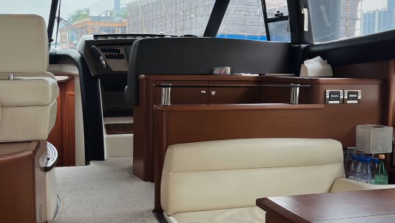 【廣州遊艇出海】廣州太古倉50尺豪華遊艇包船夜遊珠江