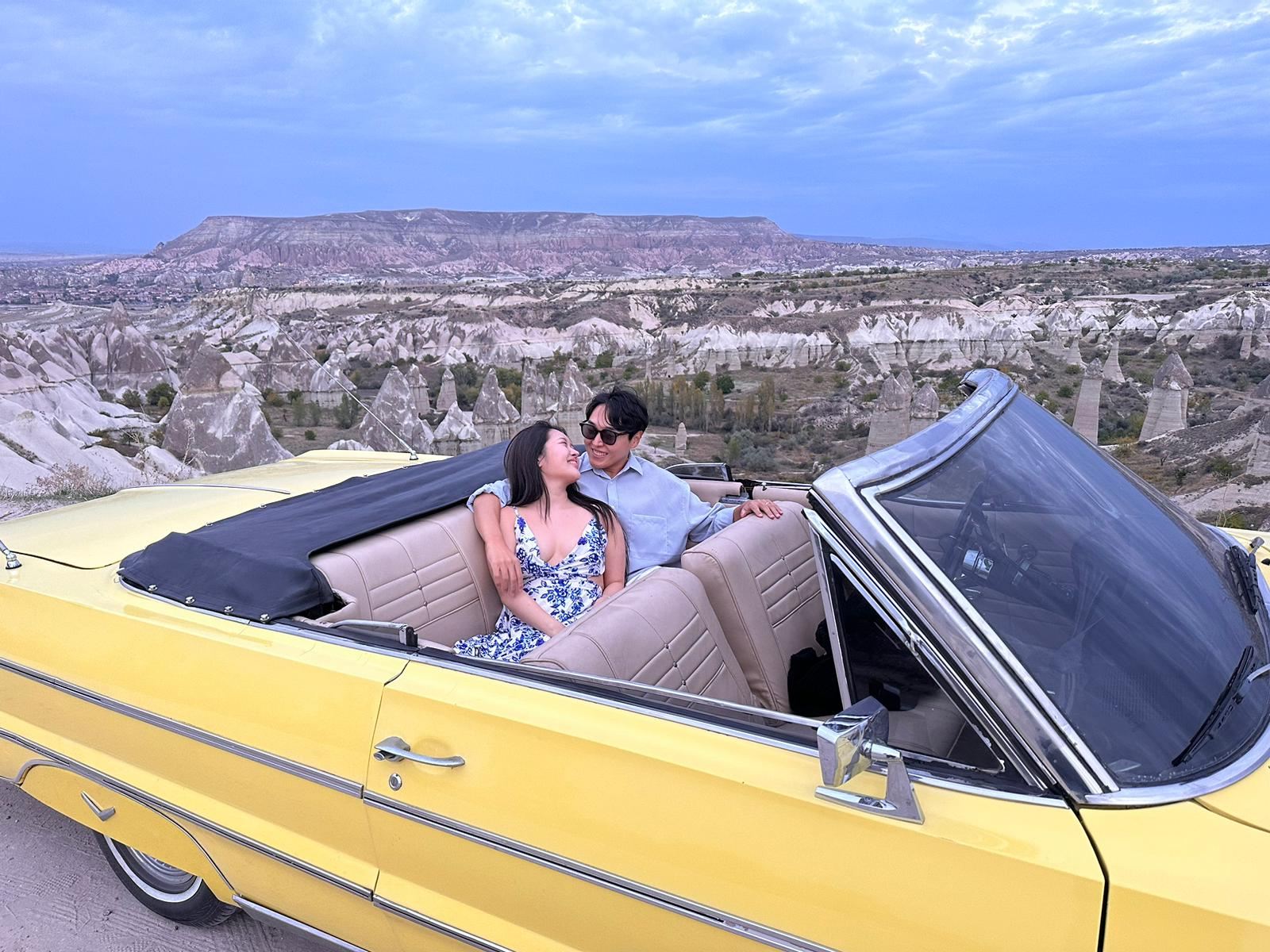 Tour privado en coche retro de Cappadocia (medio día)