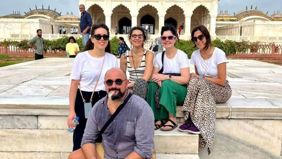 Depuis Delhi : excursion d'une journée à Agra avec le Taj Mahal et le fort d'Agra