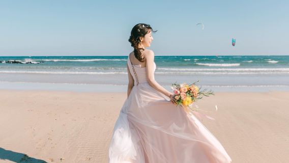 イタリアポジターノTripメモリー【運転手兼ガイド兼Tripメモリー+ウェディングドローン撮影・ショートムービー+メイク・衣装+旅程カスタマイズ+人数無制限】