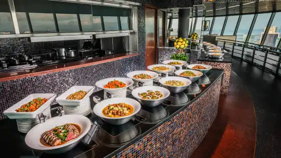 Macau Tower 360° Café  (Lunch Buffet / Dinner Buffet / Afternoon Tea Set) 