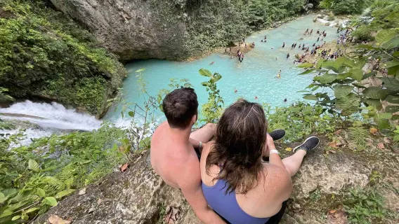 Canyoning à Badian et baignade aux chutes de Kawasan avec transferts