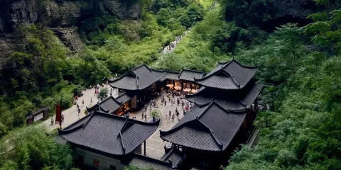 【可選遊船】重慶武隆天生三橋+龍水峽地縫+烏江一日遊|可包車
