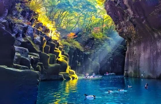 【九州宮崎高千穗峽遊船一日遊】熊本阿蘇火山·贈接駁車+草千里