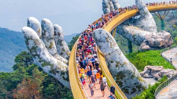 Hoi An: Golden Bridge, My Son Sanctuary, Marble Mountain
