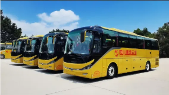 Chengdu departure - Siguniang Mountain (luxury air-conditioned bus) shuttle bus