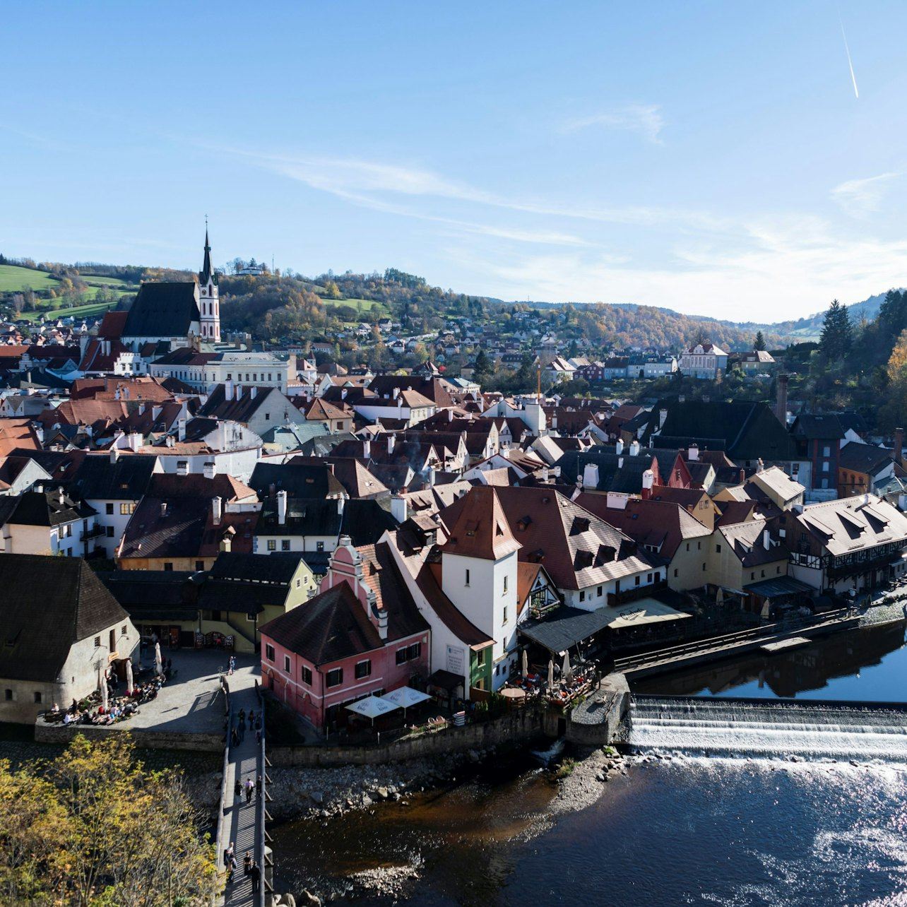チェスキー クルムロフ：プラハ発ガイド付き日帰りツアー