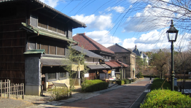 Combo vé tham quan Lâu đài Inuyama và Làng Meiji|Bao gồm vé vào cổng Bảo tàng Làng Meiji, vé vào cổng Lâu đài Inuyama Quốc bảo, vé thông hành tàu hỏa/buýt