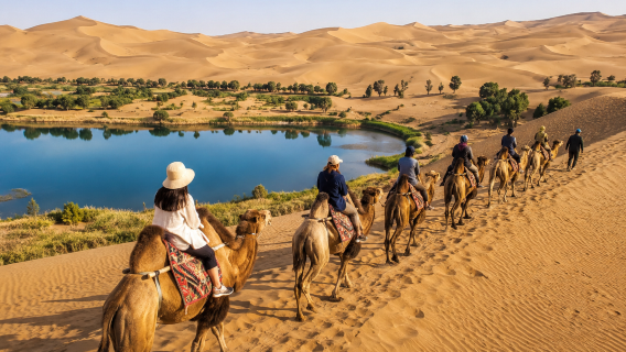 Double visage de Kashgar : Oasis du désert de Dawakun + Excursion d'une journée dans la vieille ville de Kashgar avec guide touristique multilingue