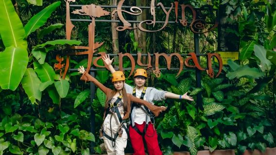 [Pengangkutan Hotel] Lawatan Separuh Hari Zipline Flying Hanuman Phuket