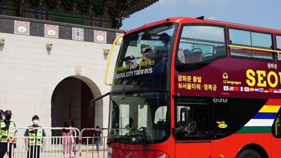 Ônibus turístico de Seul: centro da cidade & Palácio Namsan com embarque e desembarque livre