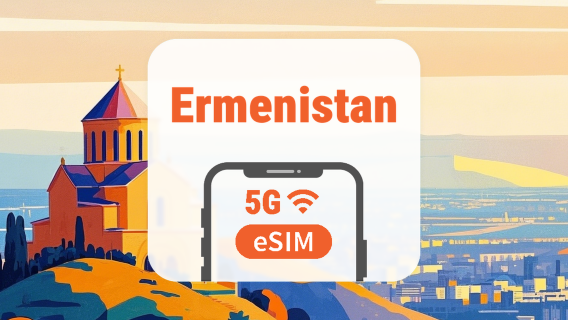 Ermenistan 5G eSIM | Çift Şebeke • Tüm AI & TikTok | 1–30 Gün | QR Kod