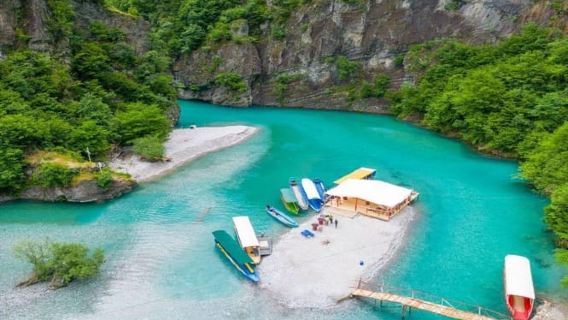 From Tirana/Durres/Golem: Shala River & Komani Lake Day Trip