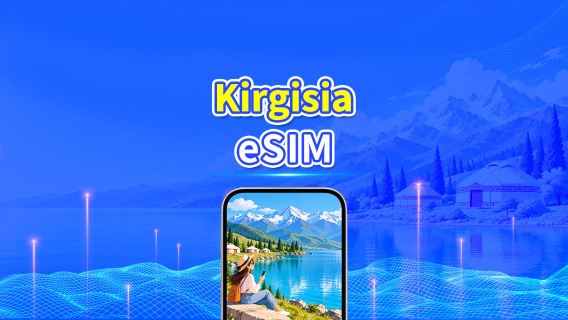 Kirgisian eSIM | 4G | Nopea data | Päivittäinen datapaketti | 24 tunnin palvelu | 1–30 päivää | QR-koodi