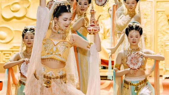武漢宴華賦・食事ショー・全景光影没入型盛唐宮廷饗宴 (大型リアル唐風パフォーマンス + 荊楚御膳宮廷美食)