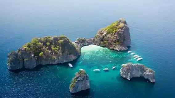 ทัวร์วันเดียวเที่ยวเกาะรอกใหญ่+เกาะห้า ประเทศไทย|ประสบการณ์ล่องเรือออกทะเล+เที่ยวเกาะ+ดำน้ำตื้น