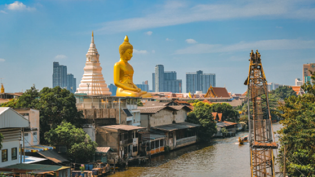 泰國曼谷+四面佛+查德夜市+水門寺一日遊