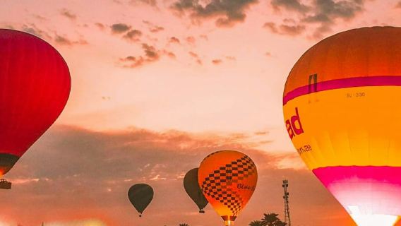 Luxor: Heißluftballonfahrt + Transfers