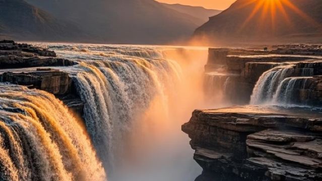 1-day tour to The Mausoleum of Yellow Emperor + Hukou Waterfall [Pure fun, land first-class cabin]