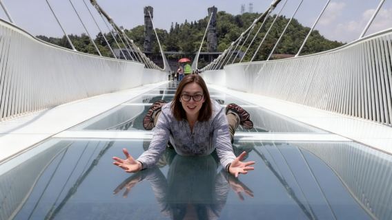 Zhangjiajie Grand Canyon: grupo privado de 1 día con guía de habla inglesa y recogida a domicilio