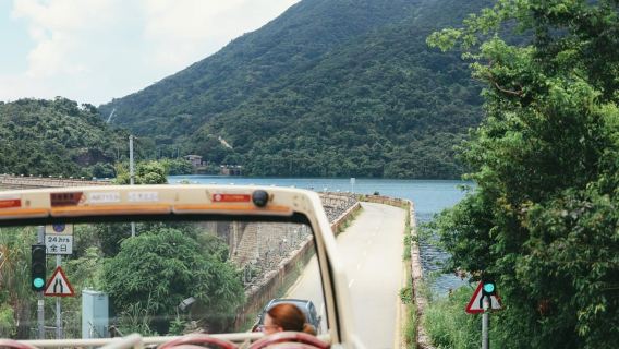 Hong Kong : circuit en Big Bus à arrêts multiples et tramway Peak Tram en option