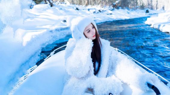 長白山九溪聽泉漂流票【霧凇漂流門票/划入冬日仙境/穿梭冰雪森林】